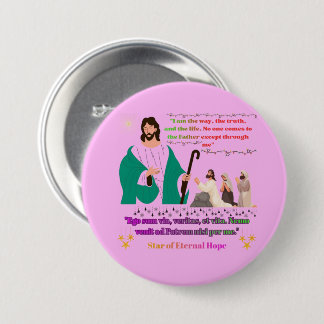 Star of Eternal Hope light pink 缶バッジ