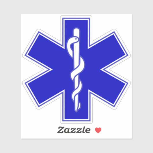 Star of Life(EMT) シール (シート)