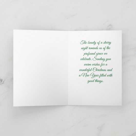 Star of Wonder - Christmas Card カード (内部)