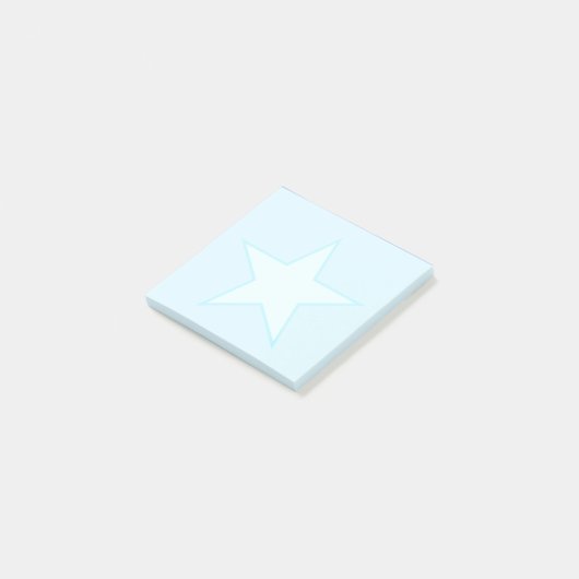 Star on Light Blue  ポストイット (アングル)