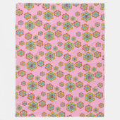 star pattern フリースブランケット (正面)