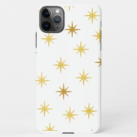 Star Pattern Phone Case | Cute Aesthetic Night sky iPhoneケース (裏面)