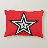 Star Pattern Pillow アクセントクッション (裏面)