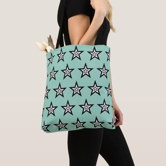 Star Pattern Tote Bag  トートバッグ (クローズアップ)