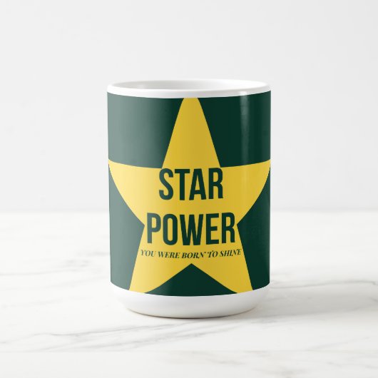 Star Power — 90s Maximalist Mug | Retro Art コーヒーマグカップ (中央)