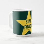 Star Power — 90s Maximalist Mug | Retro Art コーヒーマグカップ (正面左)