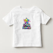 Star Power Y2K Pop Kids Tee トドラーTシャツ (正面)