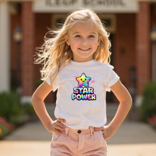 Star Power Y2K Pop Kids Tee トドラーTシャツ