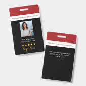 Star Schoolすごい先生ID写真 バッジ (正面＆裏面)