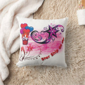 Star Ship White Pillow  クッション (ブランケット)