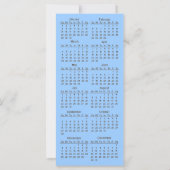 Star Spangled 2012カレンダーブックマークラックカード (裏面)