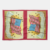 Star Spangled Banner American Flag Kitchen Towel キッチンタオル (横)