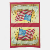 Star Spangled Banner American Flag Kitchen Towel キッチンタオル (縦)