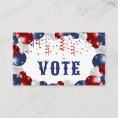 Star Spangled Celebration Vote 名刺 (正面)