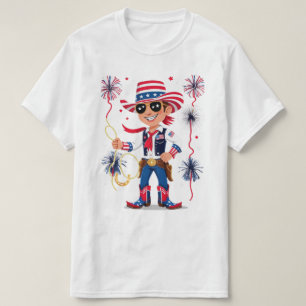 Star-Spangled Cowboy – 4th of July Celebration Des Tシャツ
