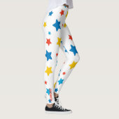 Star-Spangled Fun: Primary Star Print Leggings レギンス (右)