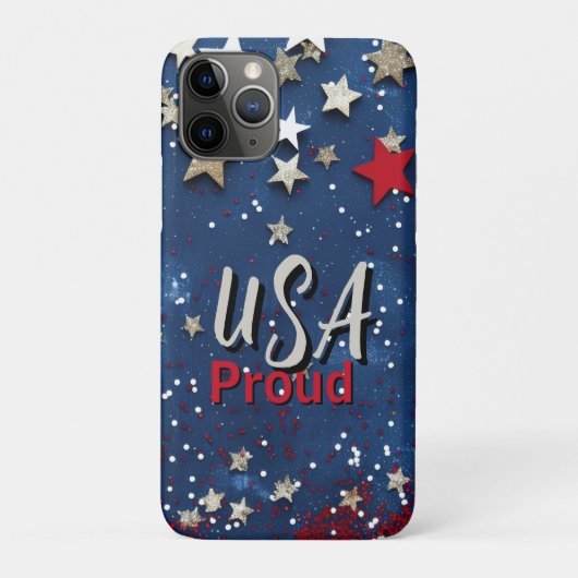 Star Spangled USA Proud Case-Mate iPhoneケース (裏)