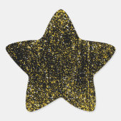 Star Stickers Gold Glitter 星シール (正面)