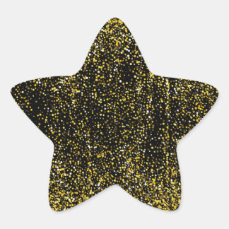 Star Stickers Gold Glitter  星シール