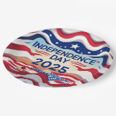 Star-Studded Independence Day Bowls ペーパープレート (アングル)