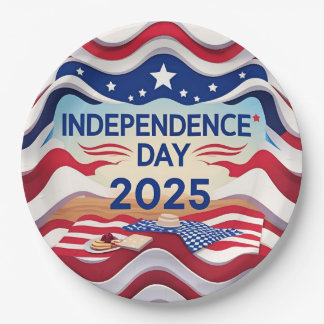 Star-Studded Independence Day Bowls ペーパープレート