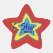 Star Studentスタンプ 星シール (正面)
