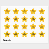 Star Student Gold Teacher Sticker for Classroom 星シール (シート)