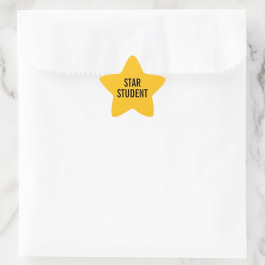 Star Student Gold Teacher Sticker for Classroom 星シール (バッグ)