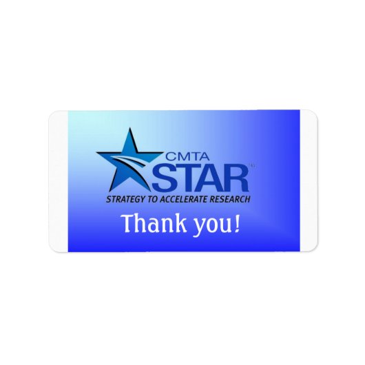 STAR Thank You Label ラベル (正面)