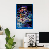 Star Tours 1987 Disneyland Attraction Poster Print ポスター (ホームオフィス)