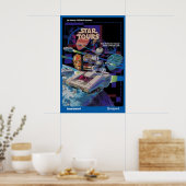 Star Tours 1987 Disneyland Attraction Poster Print ポスター (キッチン)