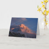 Star Trail | Mt. Everest Tibet, China カード (黄色い花)