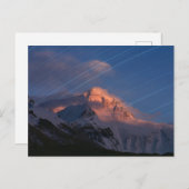 Star Trail | Mt. Everest Tibet, China ポストカード (正面/裏面)