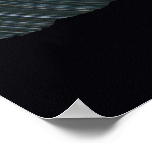 Star Trails Around Polaris | Ingalls Pass ポスター (角)