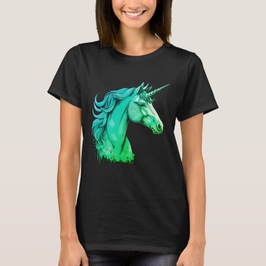 Star Unicorn – 女性用Tシャツ Tシャツ (正面)