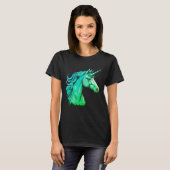 Star Unicorn – 女性用Tシャツ Tシャツ (正面フル)