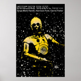 Star Wars 1979 Polish release Movie poster print 1 ポスター