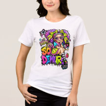 StarBerry© 控えめレインボーグラフィティTシャツ