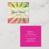 Starburst Color Business Card スクエア名刺 (正面/裏面)