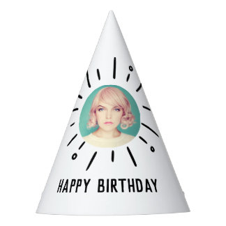 STARBURST | Custom Simple & Chic Photo パーティーハット