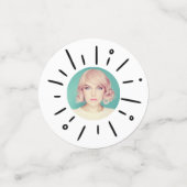 STARBURST | Editable Simple Fun Custom Photo コンフェッティ (スモール正面)