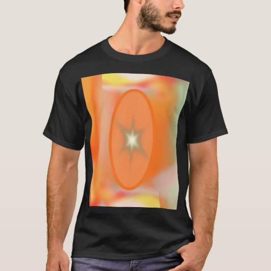 STARBURST GEOMETRIC ART Tシャツ (正面)