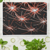 Starburst Network – Modern Kitchen Towel キッチンタオル (折り畳み)