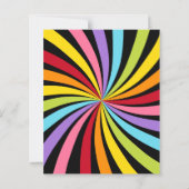 Starburst Rainbow Colors Crafting Scrapbook Paper (裏面)