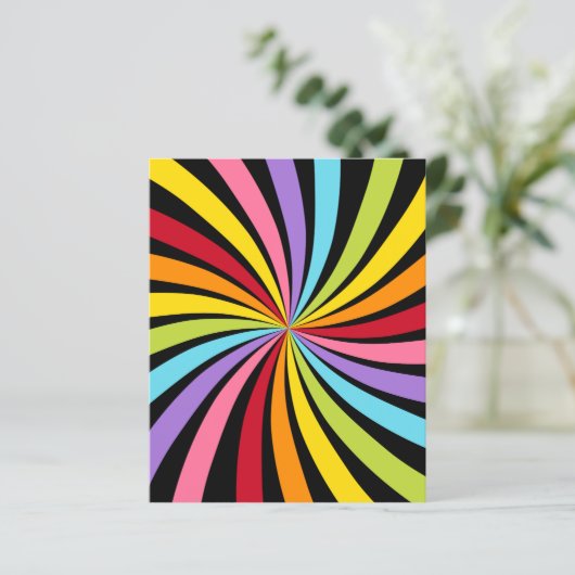 Starburst Rainbow Colors Crafting Scrapbook Paper (スタンド正面)