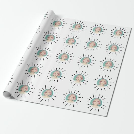 STARBURST | Simple Custom Fun Photo Wrapping Paper ラッピングペーパー (アンロールド)