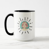 STARBURST |  Simple Fun & Playful Custom Photo Mug マグカップ (左)