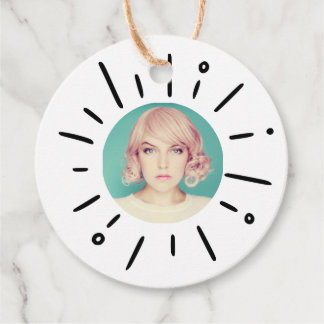 STARBURST | Simple Round Fun Custom Photo フェイバータグ