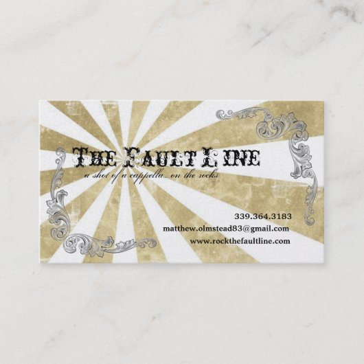 Starbustのエンターテイメントの名刺 名刺 (正面)