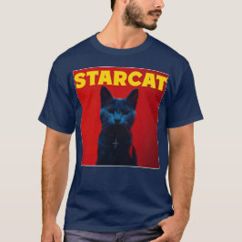 Starcat おもしろい Weekend Cat Music Album Parody Tシャツ